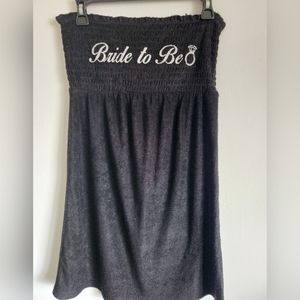 Cover 2 Cover black tube top dress.